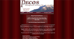 Desktop Screenshot of pecosmanagement.com
